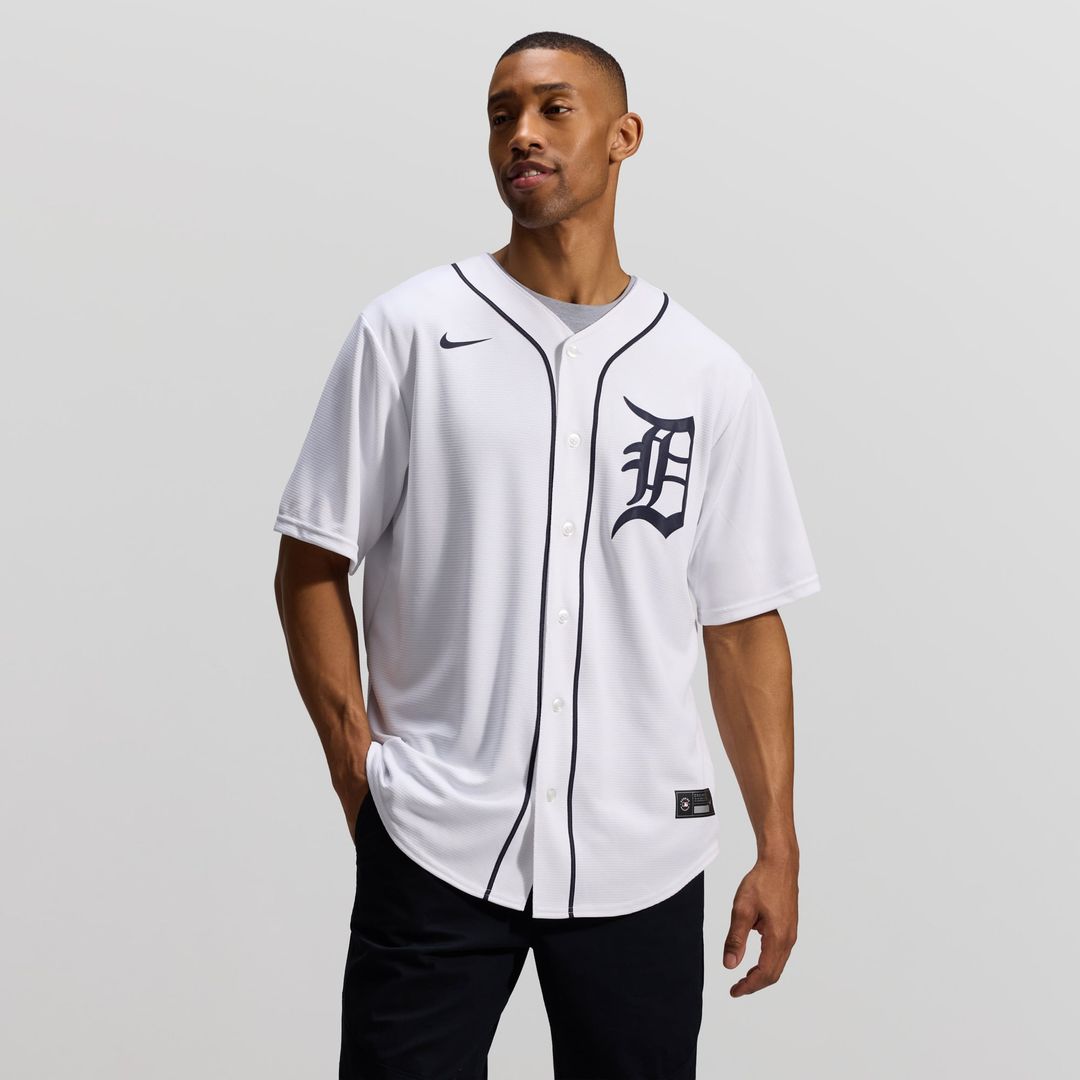 Detroit Tigers Nike White Authentic Baseball Jersey