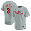 Philadelphia Phillies Nike Gray Authentic Baseball Jersey