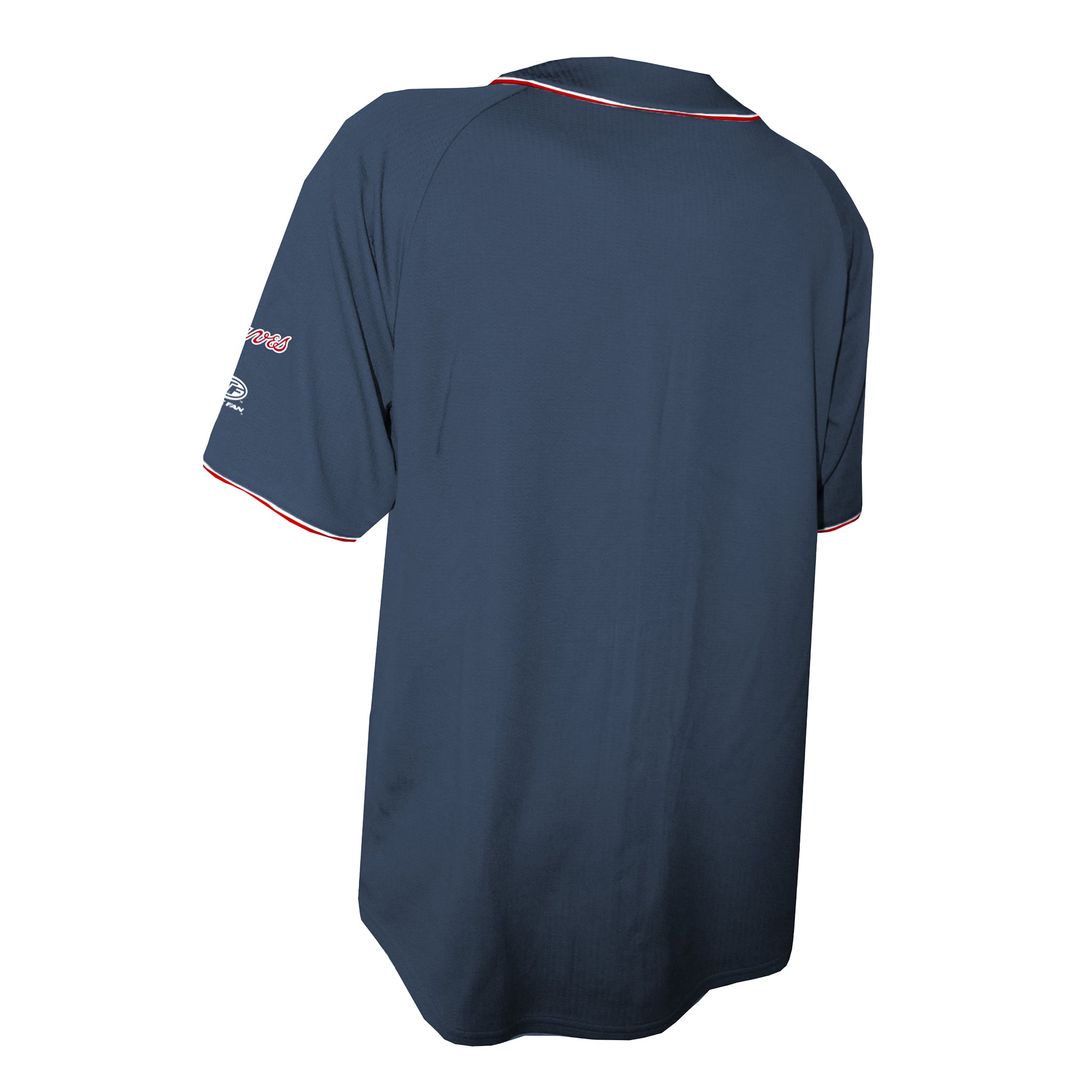 Atlanta Braves Stitches Navy Baseball Jersey