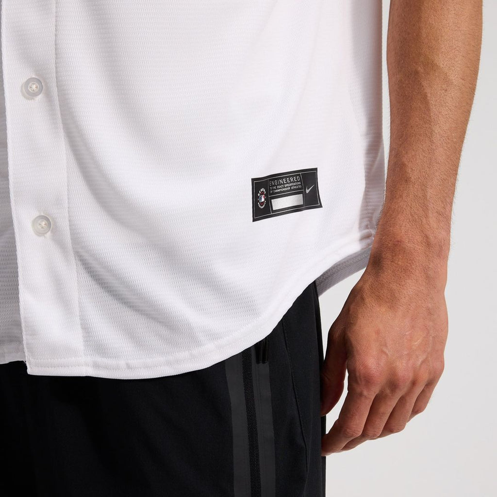 Athletics Nike White Replica Baseball Jersey