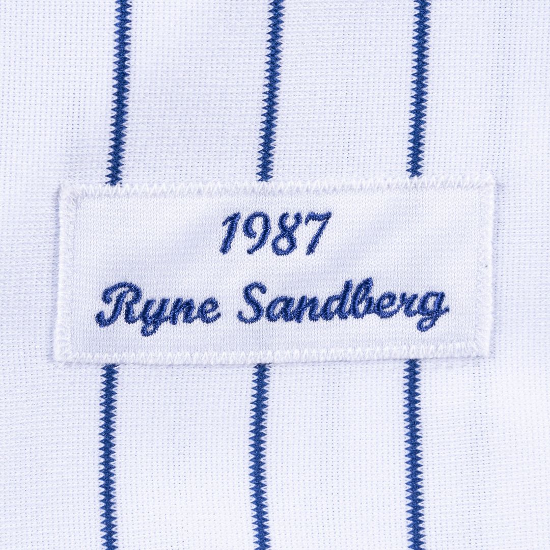 Chicago Cubs Mitchell & Ness White Authentic Baseball Jersey