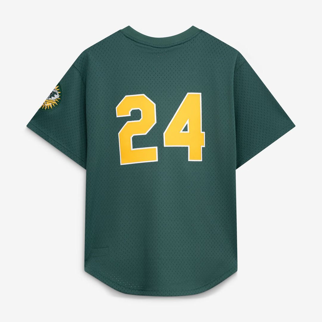 Athletics Mitchell & Ness Green Authentic Baseball Jersey