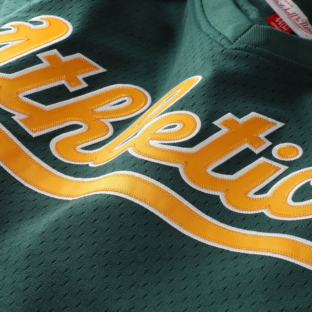 Athletics Mitchell & Ness Green Authentic Baseball Jersey