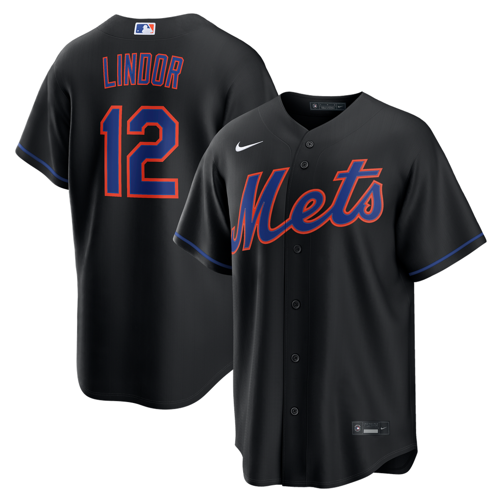 New York Mets Nike Black Replica Baseball Jersey
