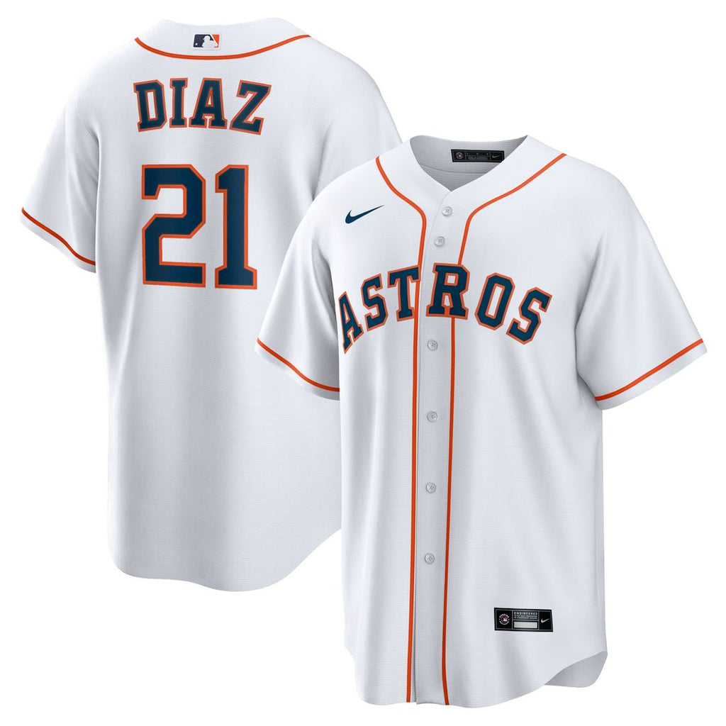 Houston Astros Nike White Replica MLB baseball jersey