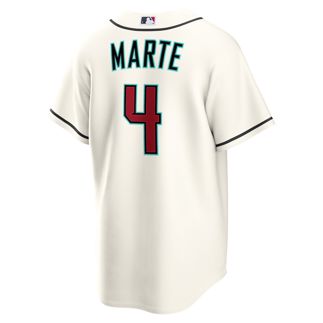 Arizona Diamondbacks Nike Cream Replica Baseball Jersey