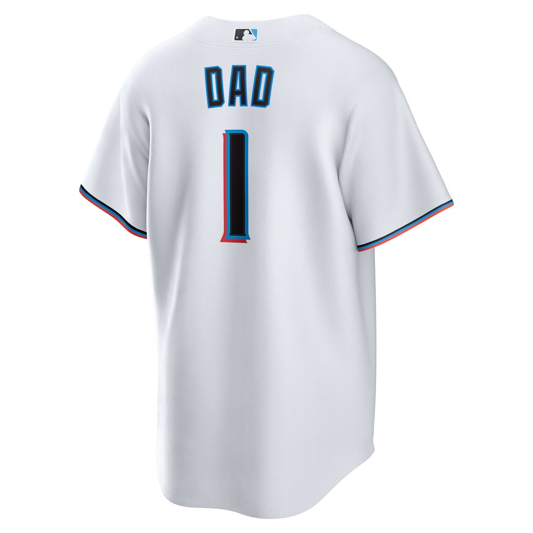 Miami Marlins Nike White Replica Baseball Jersey