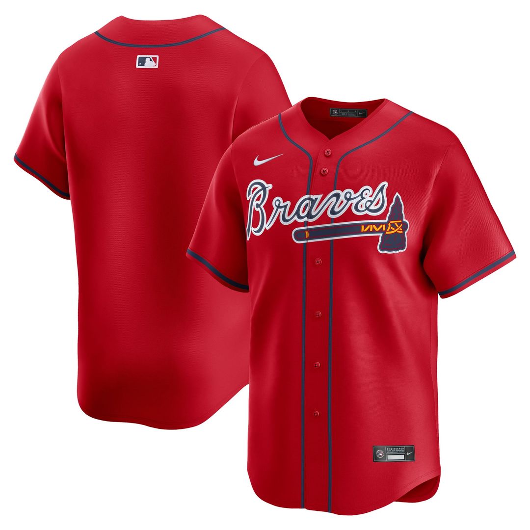Atlanta Braves Nike Red Authentic Baseball Jersey