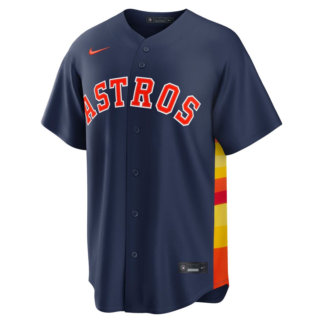 Houston Astros Nike Navy Replica Baseball Jersey