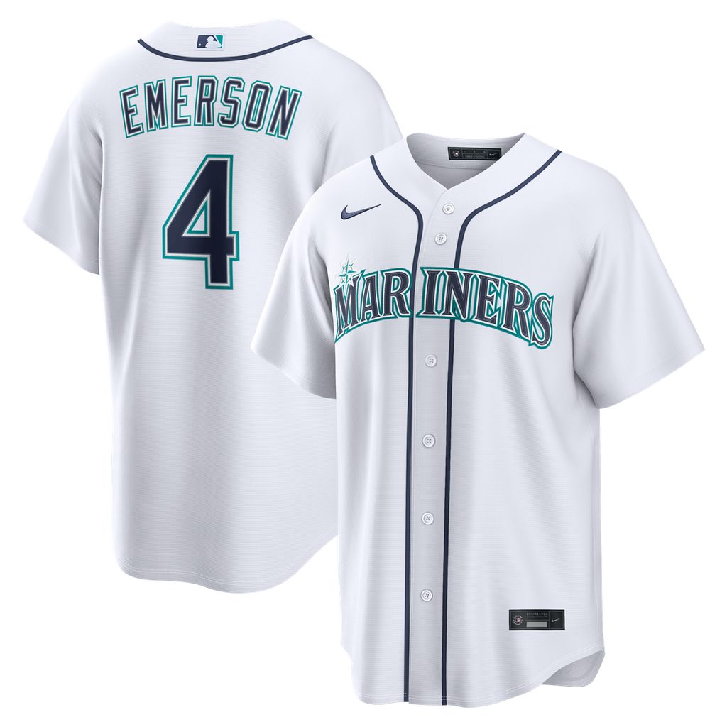 Seattle Mariners Nike White Replica MLB baseball jersey