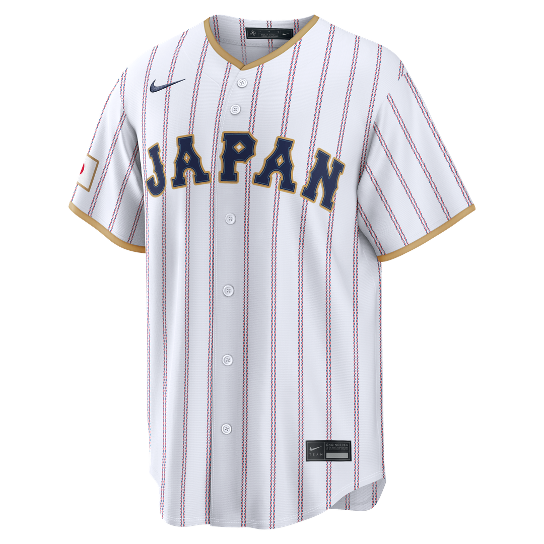 Japan Baseball Nike White Baseball Jersey