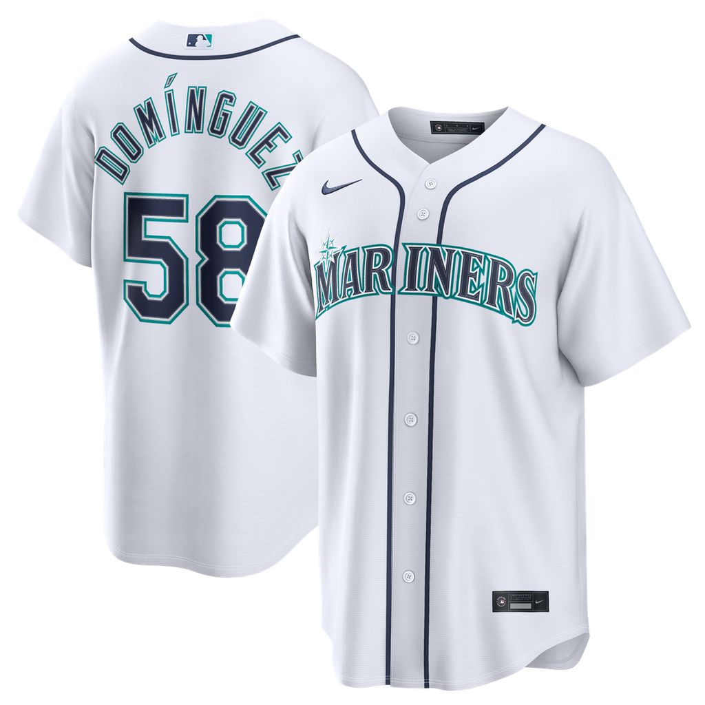Seattle Mariners Nike White Replica MLB baseball jersey