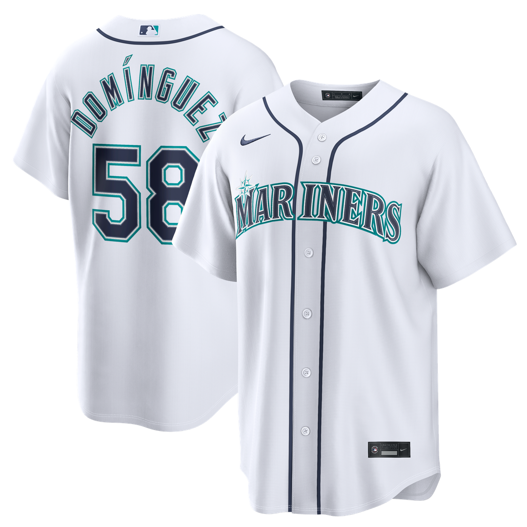 Seattle Mariners Nike White Replica MLB baseball jersey