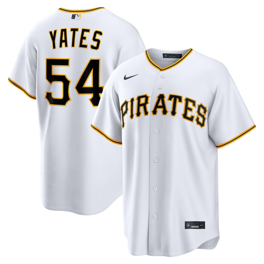 Pittsburgh Pirates Nike White Replica MLB baseball jersey