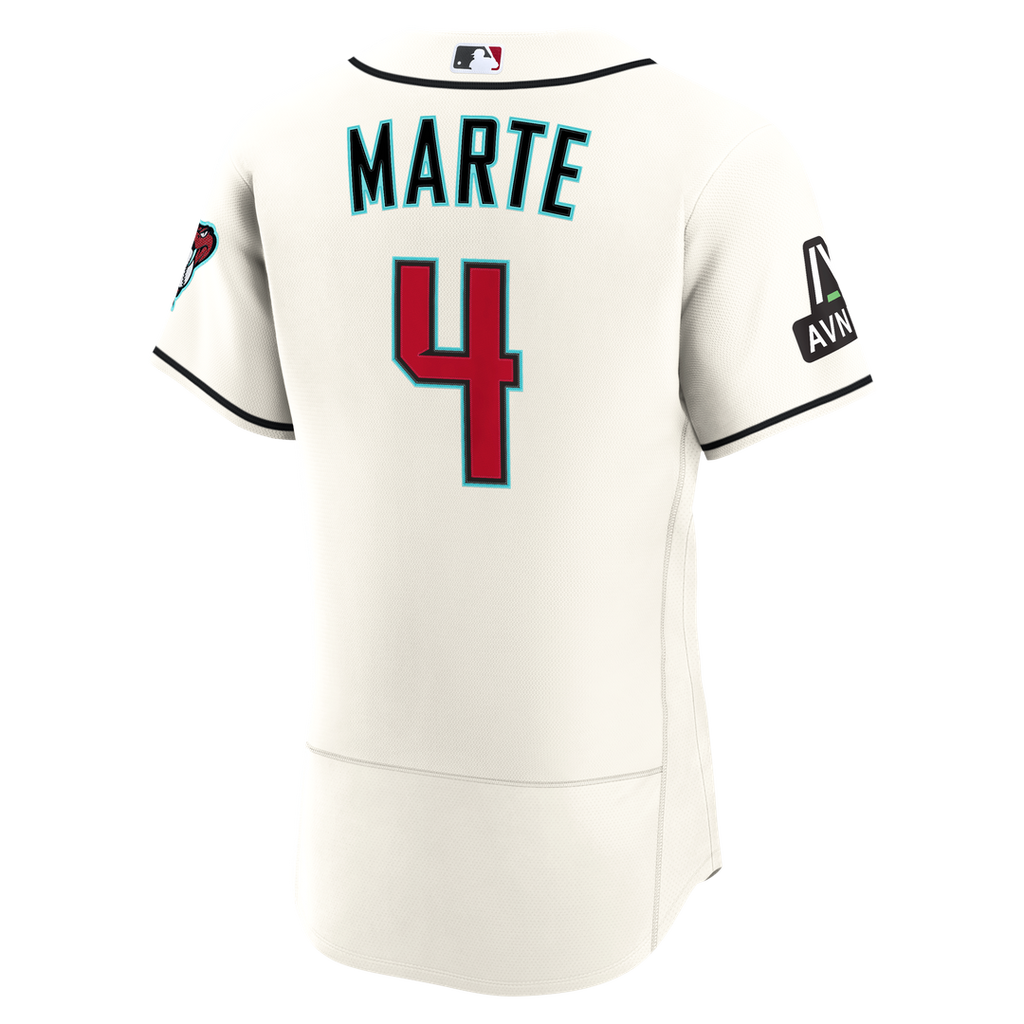Arizona Diamondbacks Nike Cream Authentic Baseball Jersey