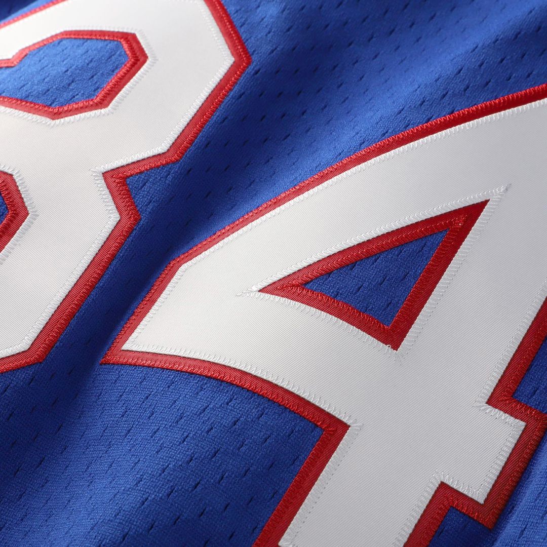 Texas Rangers Mitchell & Ness Royal Authentic Baseball Jersey