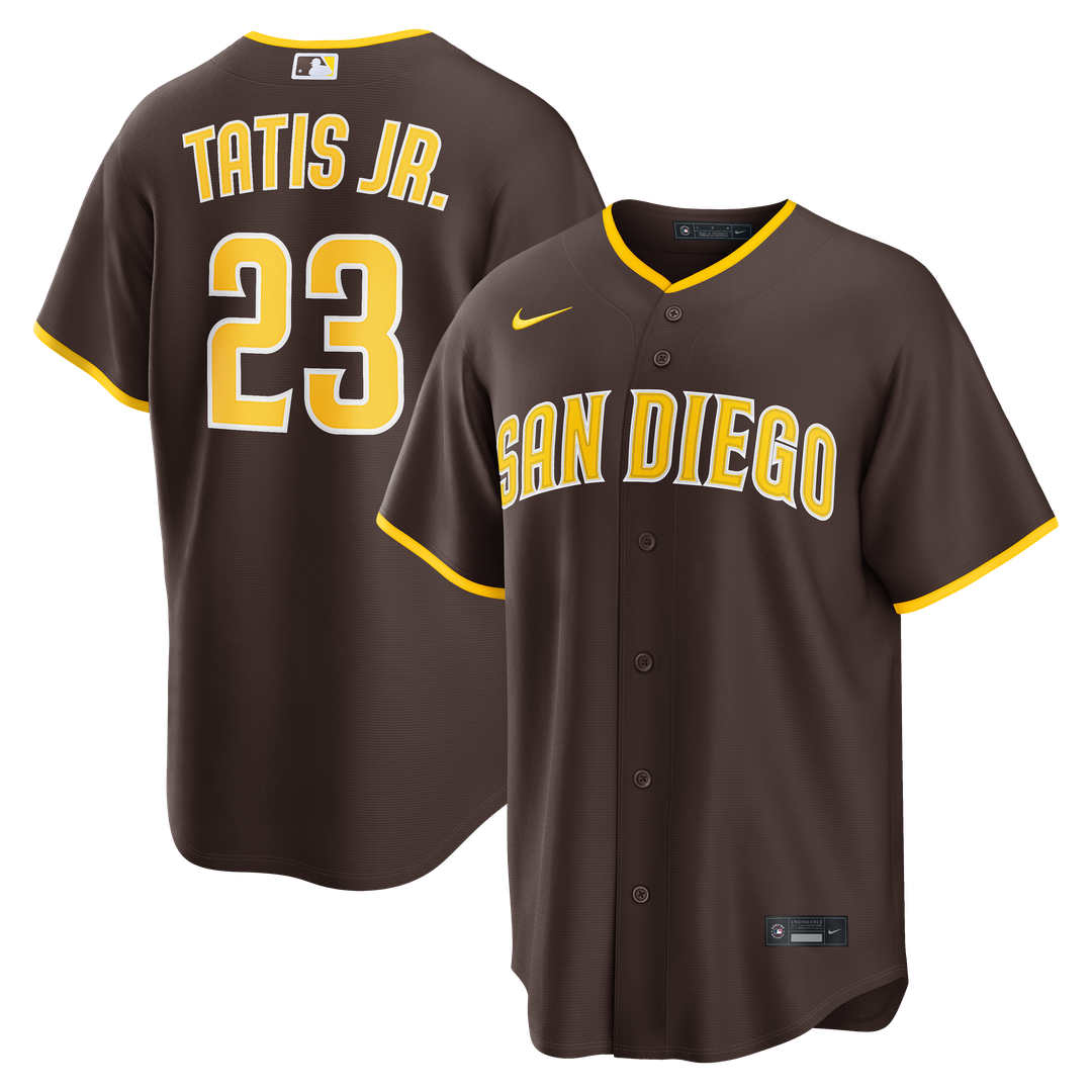 San Diego Padres Nike Brown Replica MLB baseball jersey