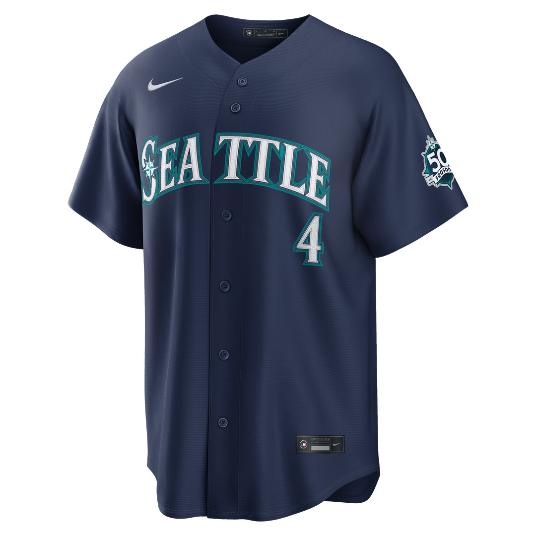Seattle Mariners Nike Navy Authentic Baseball Jersey