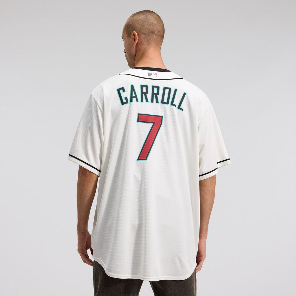 Arizona Diamondbacks Nike Cream Replica Baseball Jersey