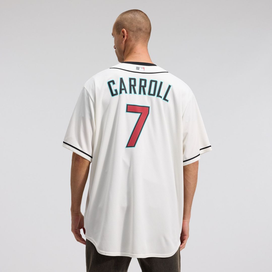 Arizona Diamondbacks Nike Cream Replica Baseball Jersey