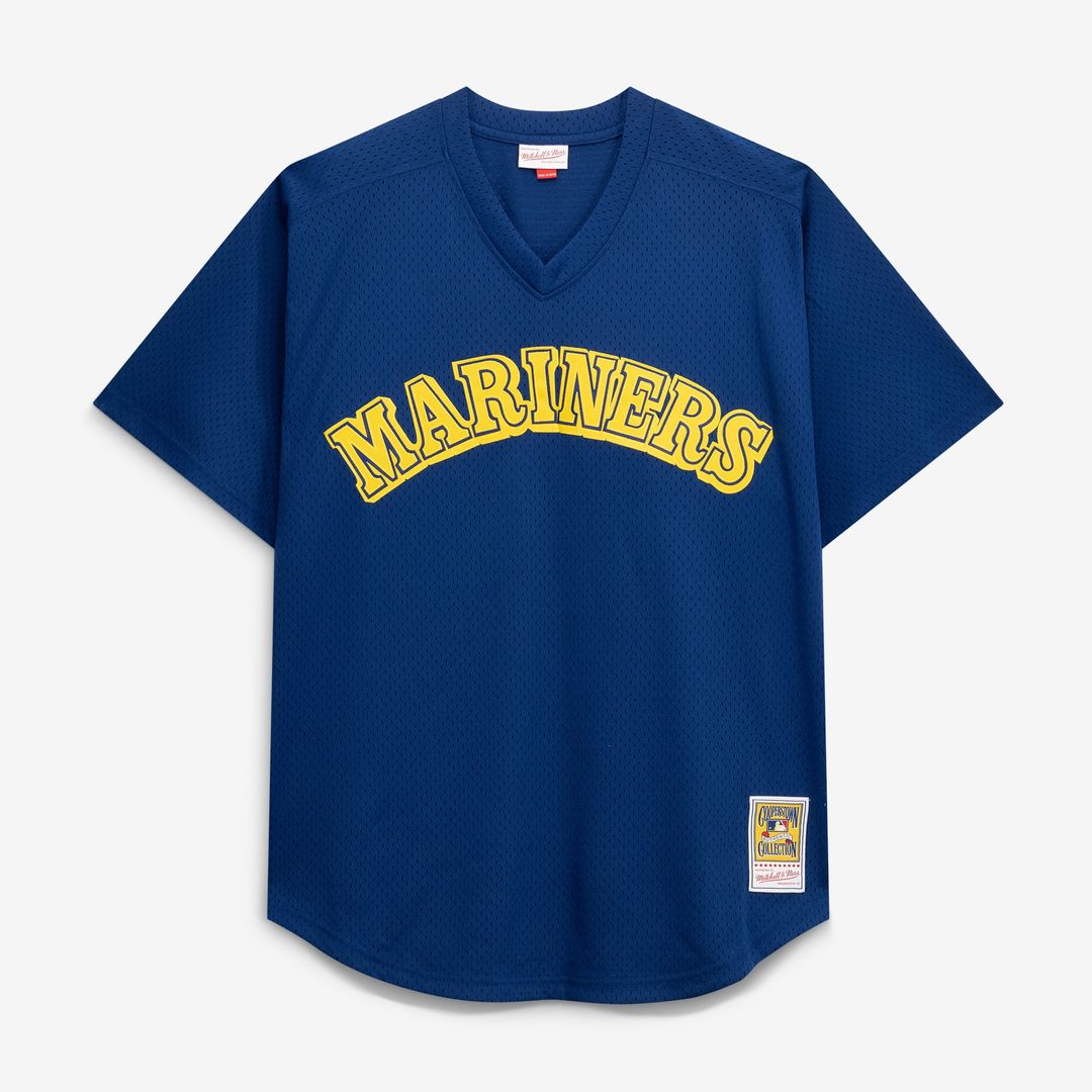 Seattle Mariners Mitchell & Ness Royal Authentic Baseball Jersey