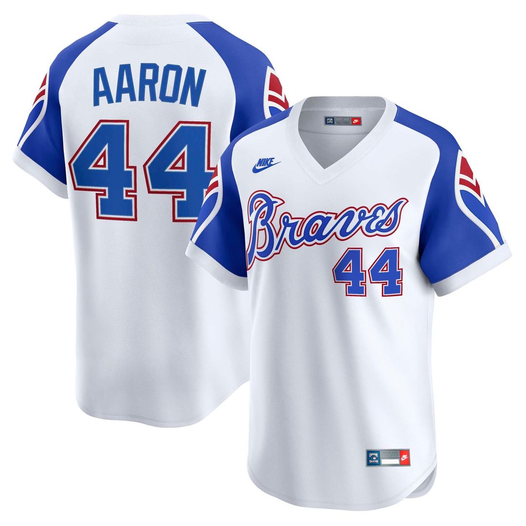 Atlanta Braves Nike White MLB baseball jersey
