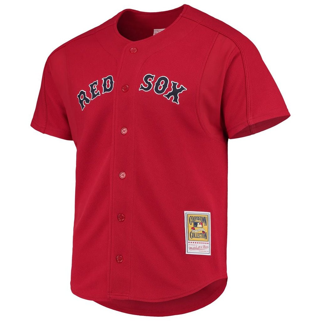 Boston Red Sox Mitchell & Ness Red Baseball Jersey