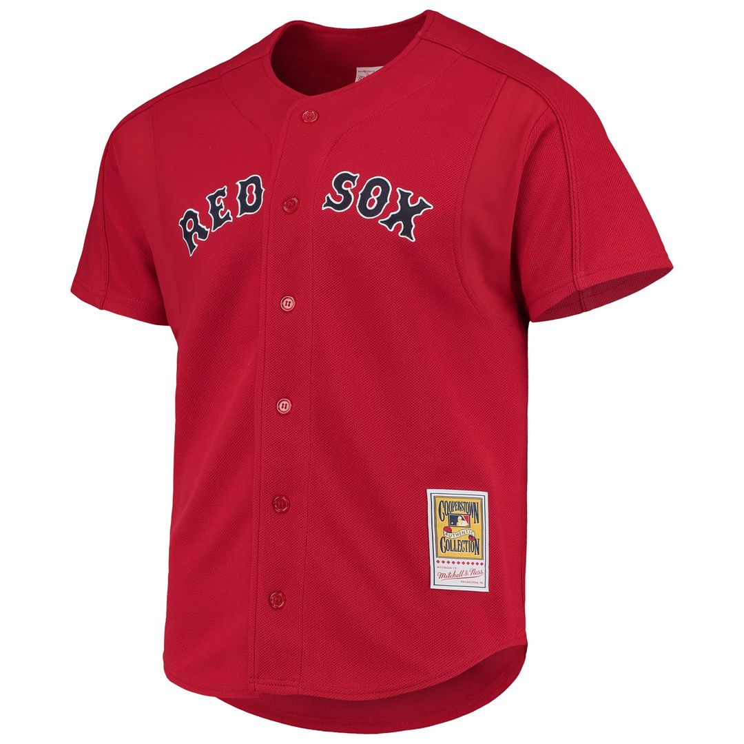 Boston Red Sox Mitchell & Ness Red Baseball Jersey