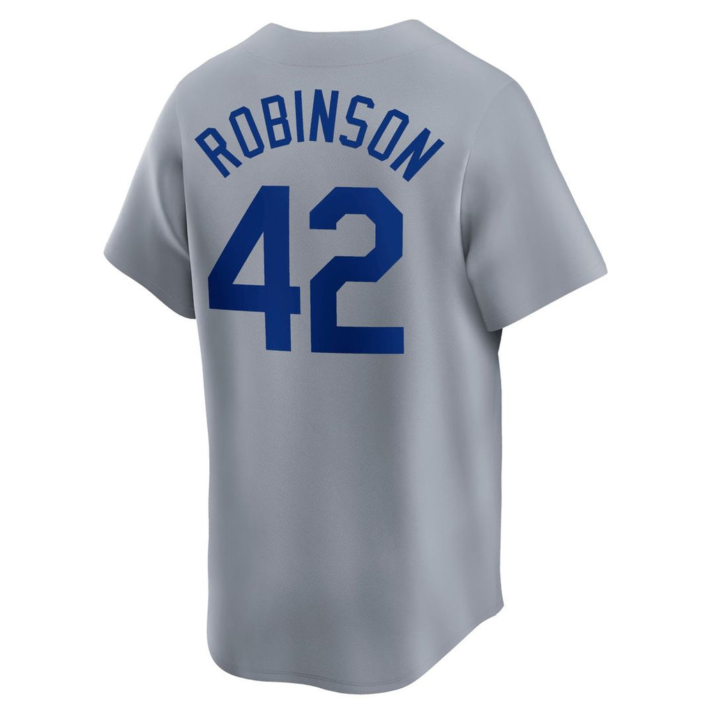 Brooklyn Dodgers Nike Gray Baseball Jersey