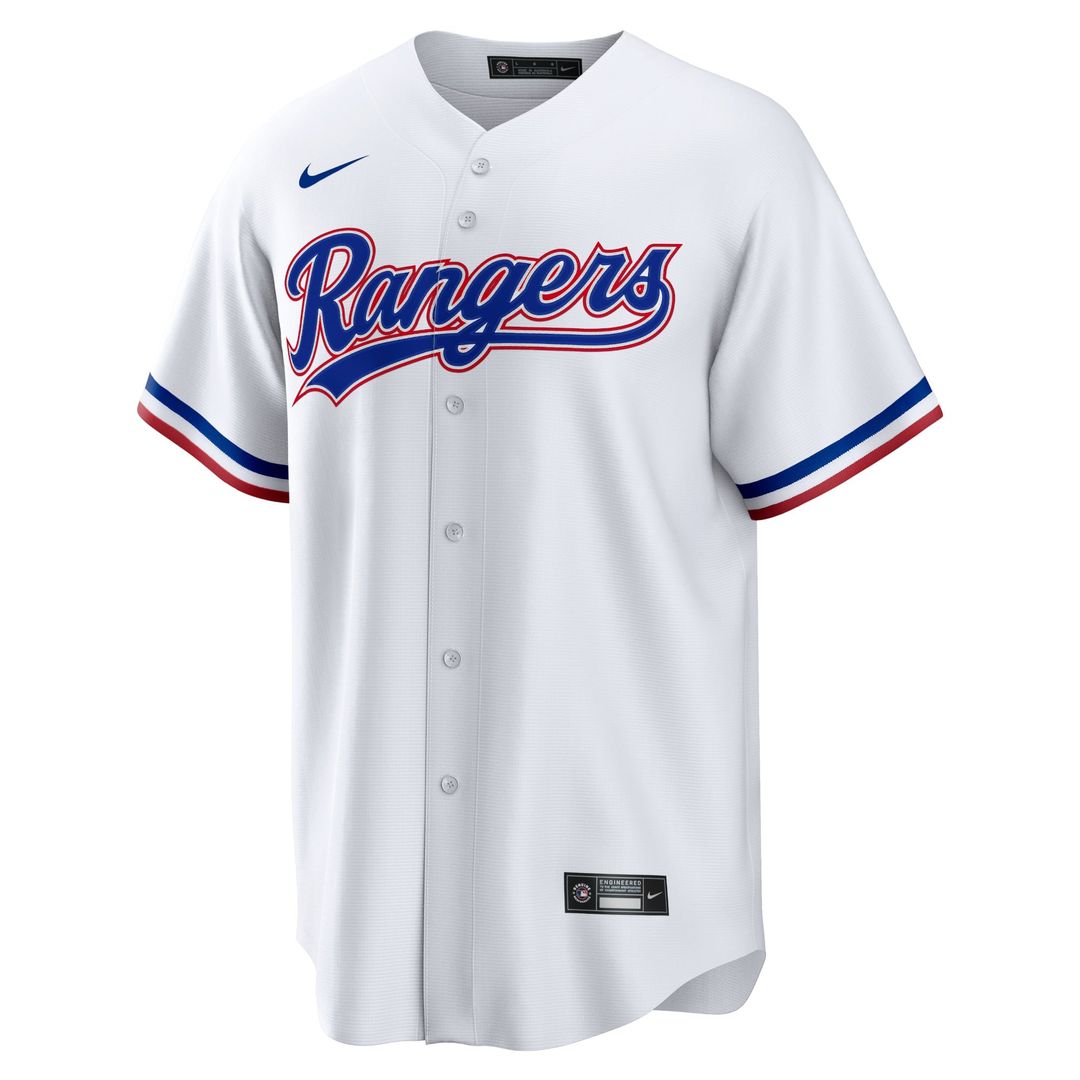 Texas Rangers Nike White Replica Baseball Jersey