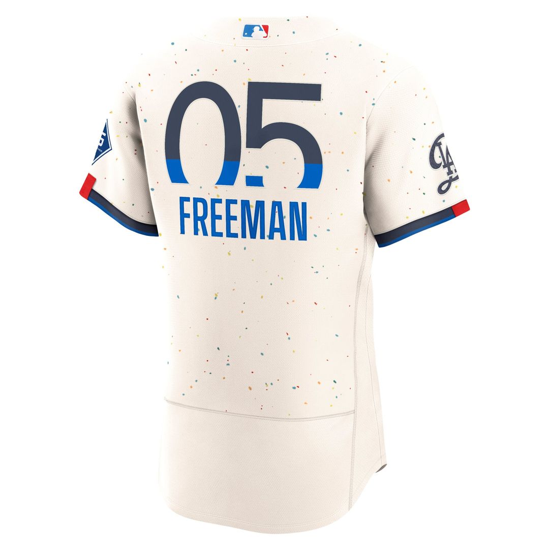 Los Angeles Dodgers Nike Cream Authentic Baseball Jersey