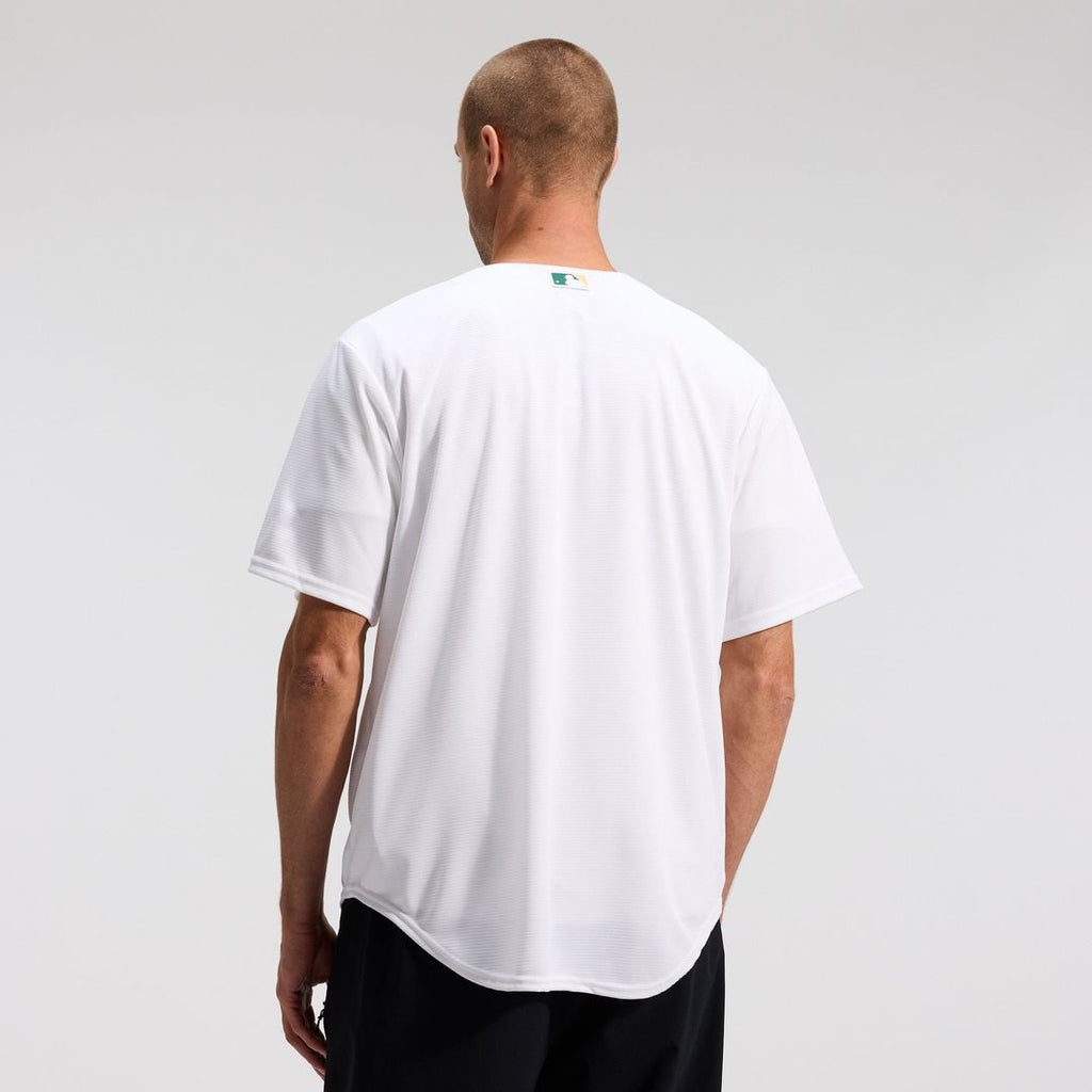 Athletics Nike White Replica Baseball Jersey