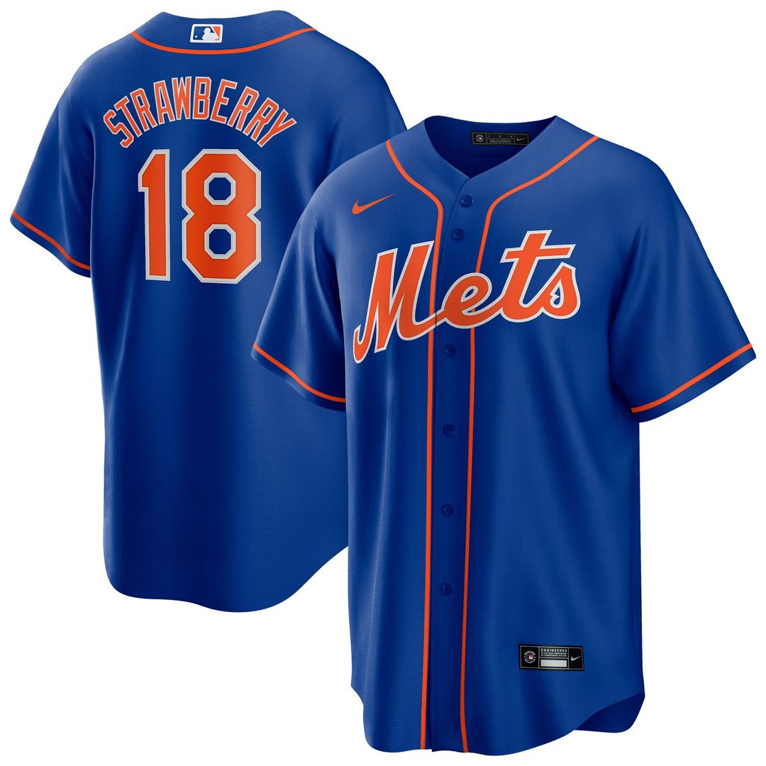 New York Mets Nike Royal Replica MLB baseball jersey