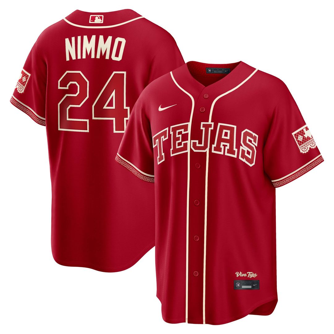Texas Rangers Nike Red MLB baseball jersey