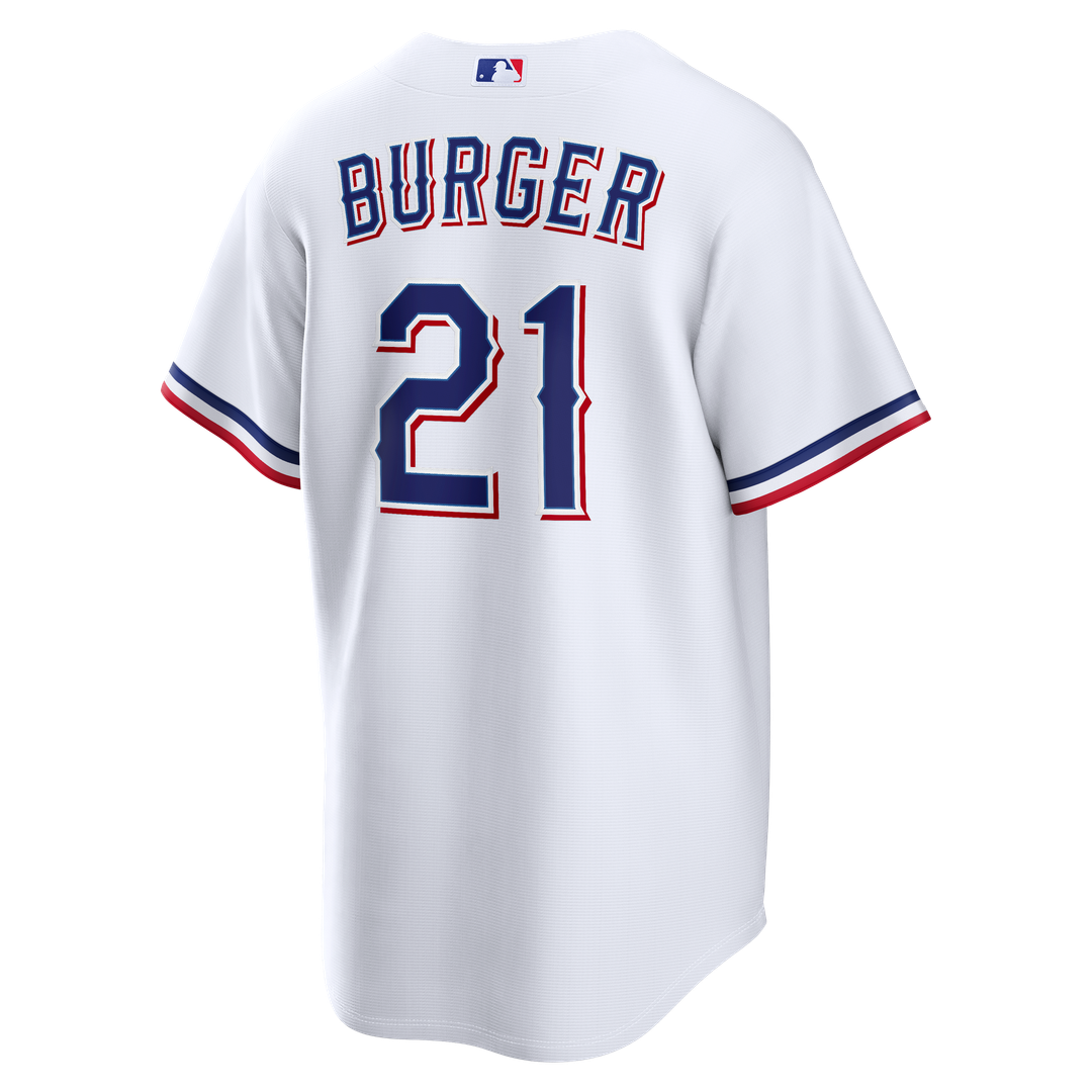 Texas Rangers Nike White Replica Baseball Jersey