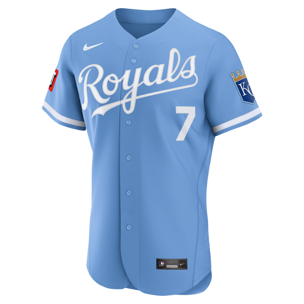 Kansas City Royals Nike Blue Authentic Baseball Jersey