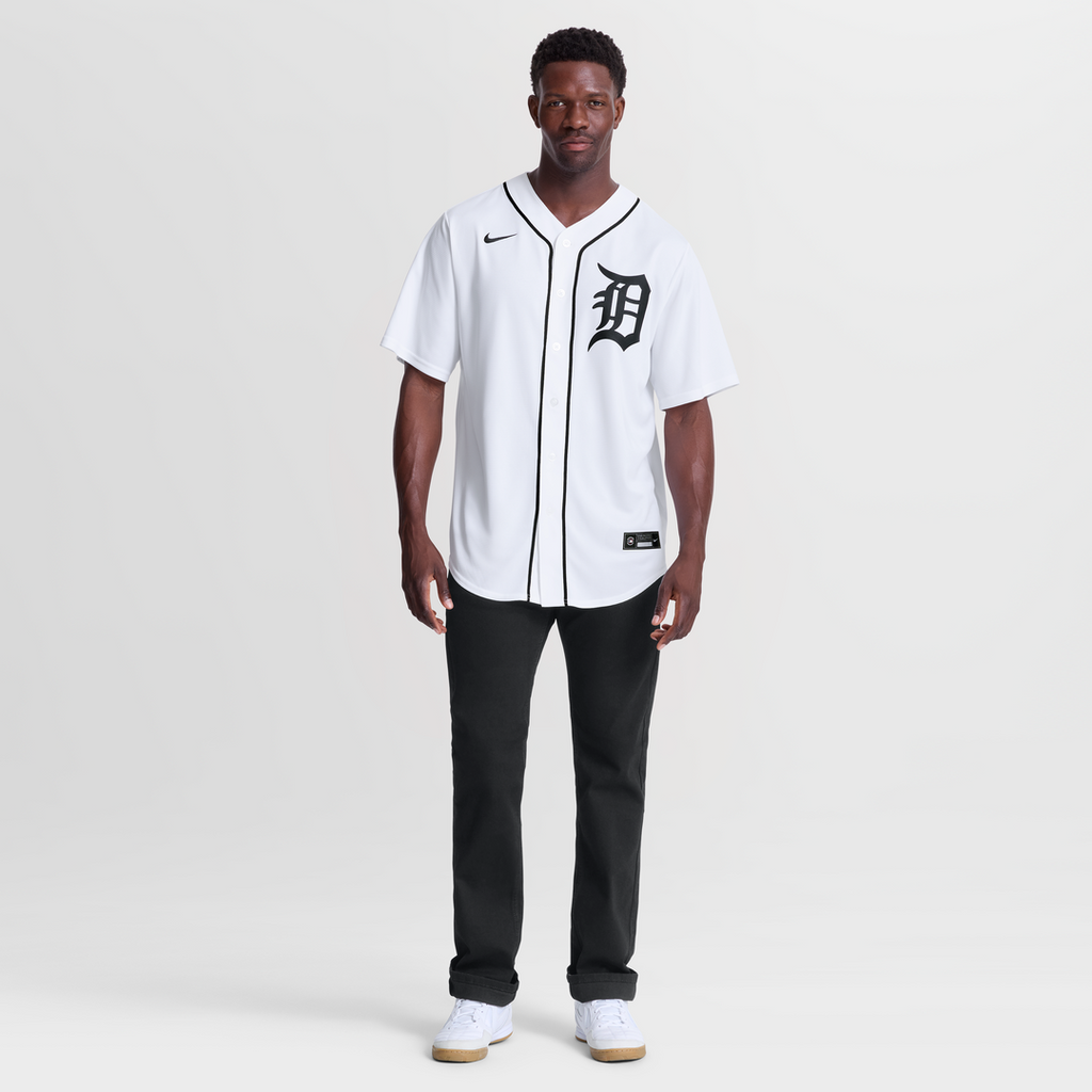 Detroit Tigers Nike White Replica Baseball Jersey