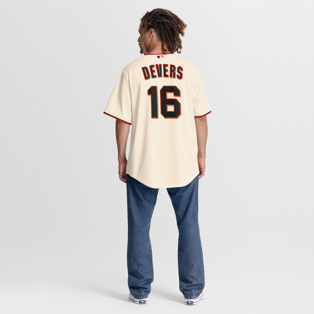 San Francisco Giants Nike Cream Replica Baseball Jersey