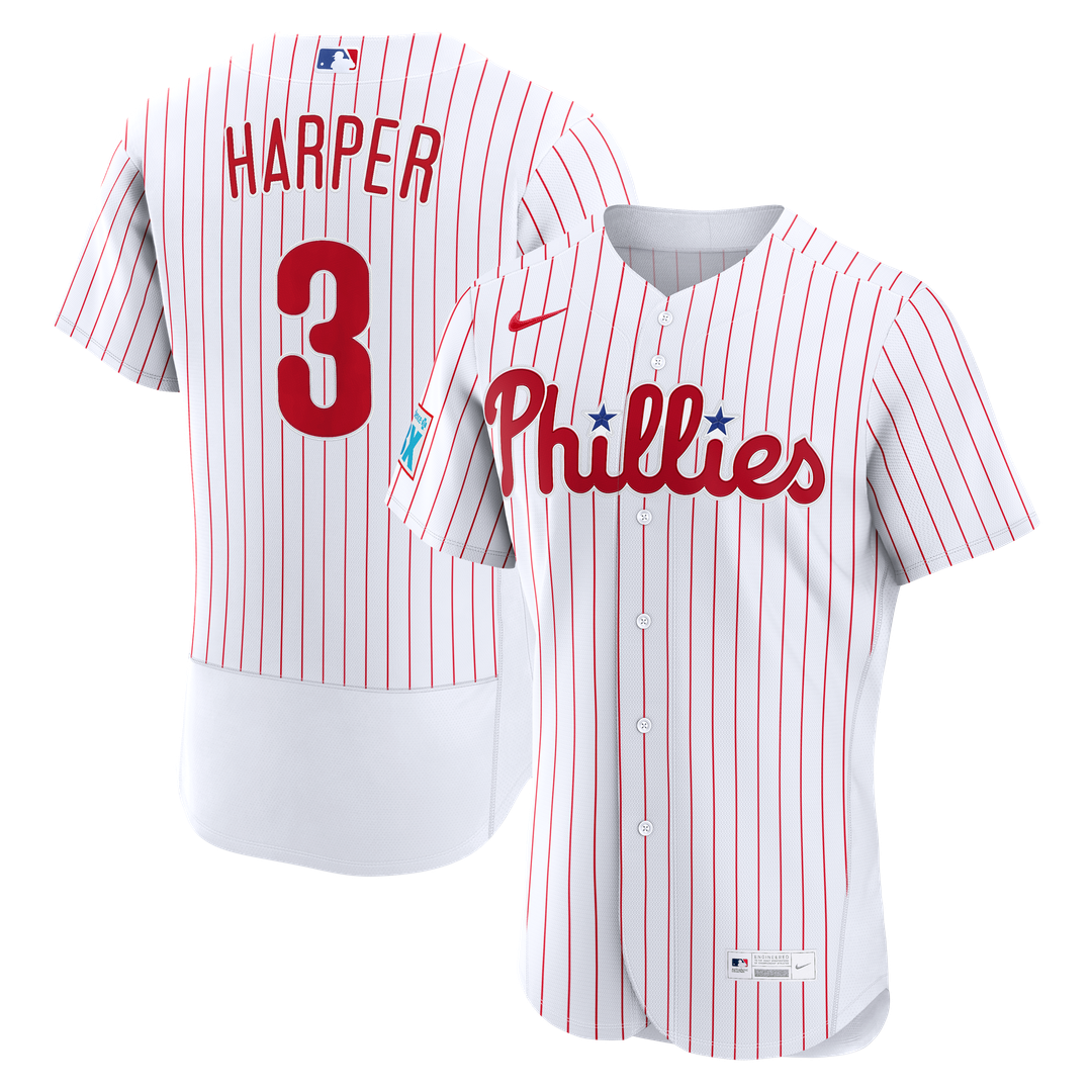 Philadelphia Phillies Nike White Authentic Baseball Jersey