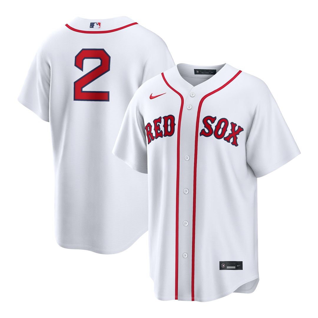 Boston Red Sox Nike White Replica MLB baseball jersey