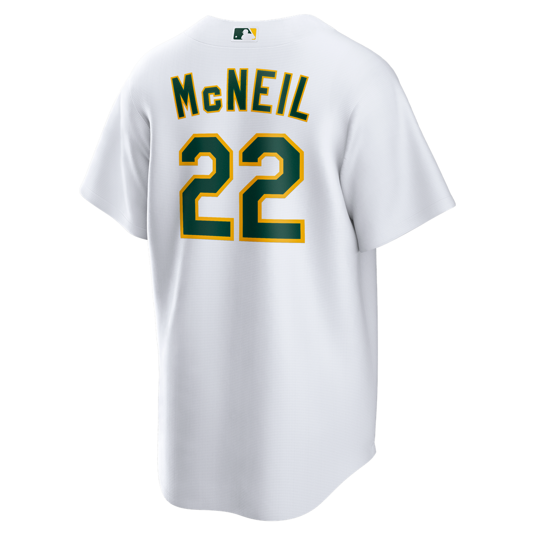 Athletics Nike White Replica Baseball Jersey