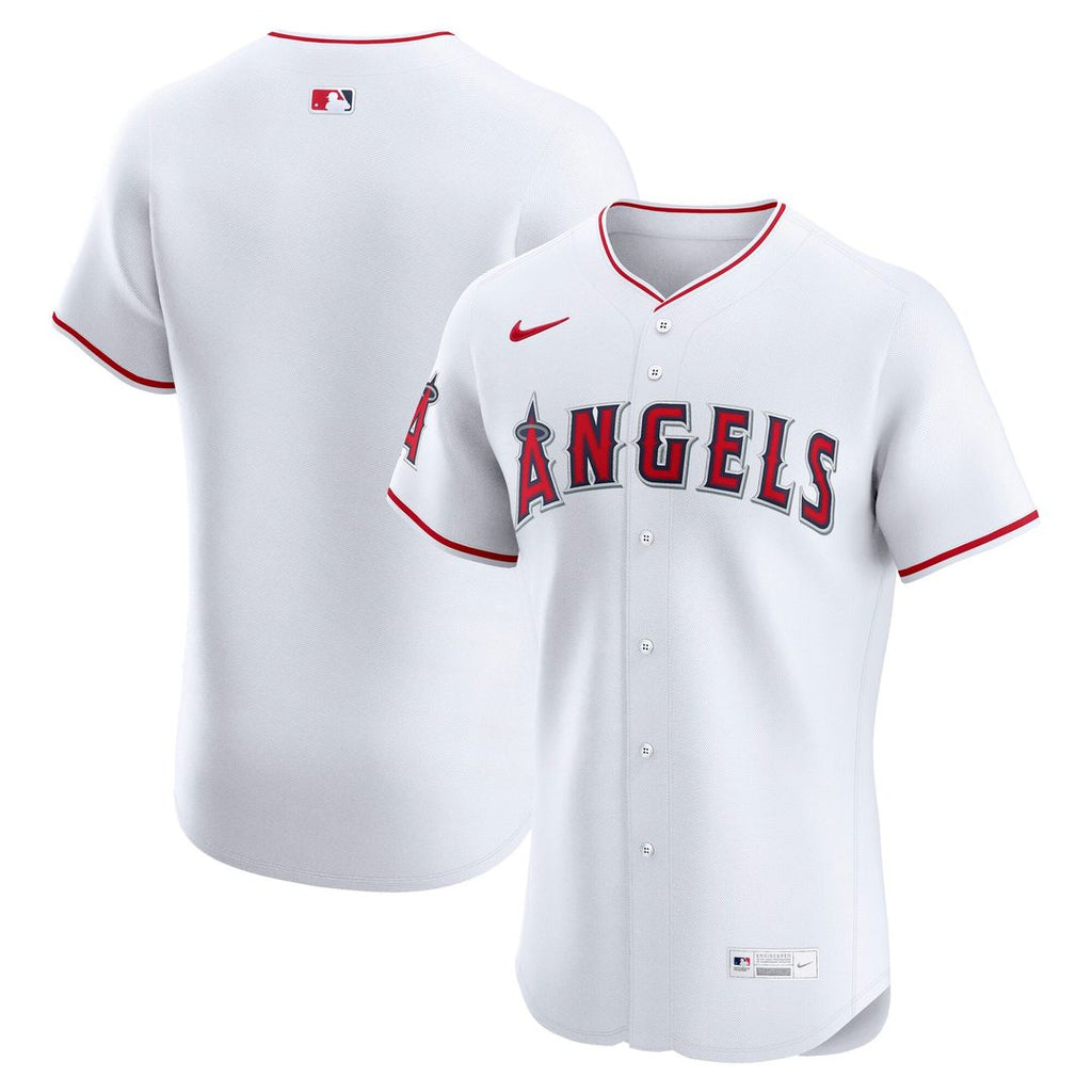 Los Angeles Angels Nike White Authentic MLB baseball jersey