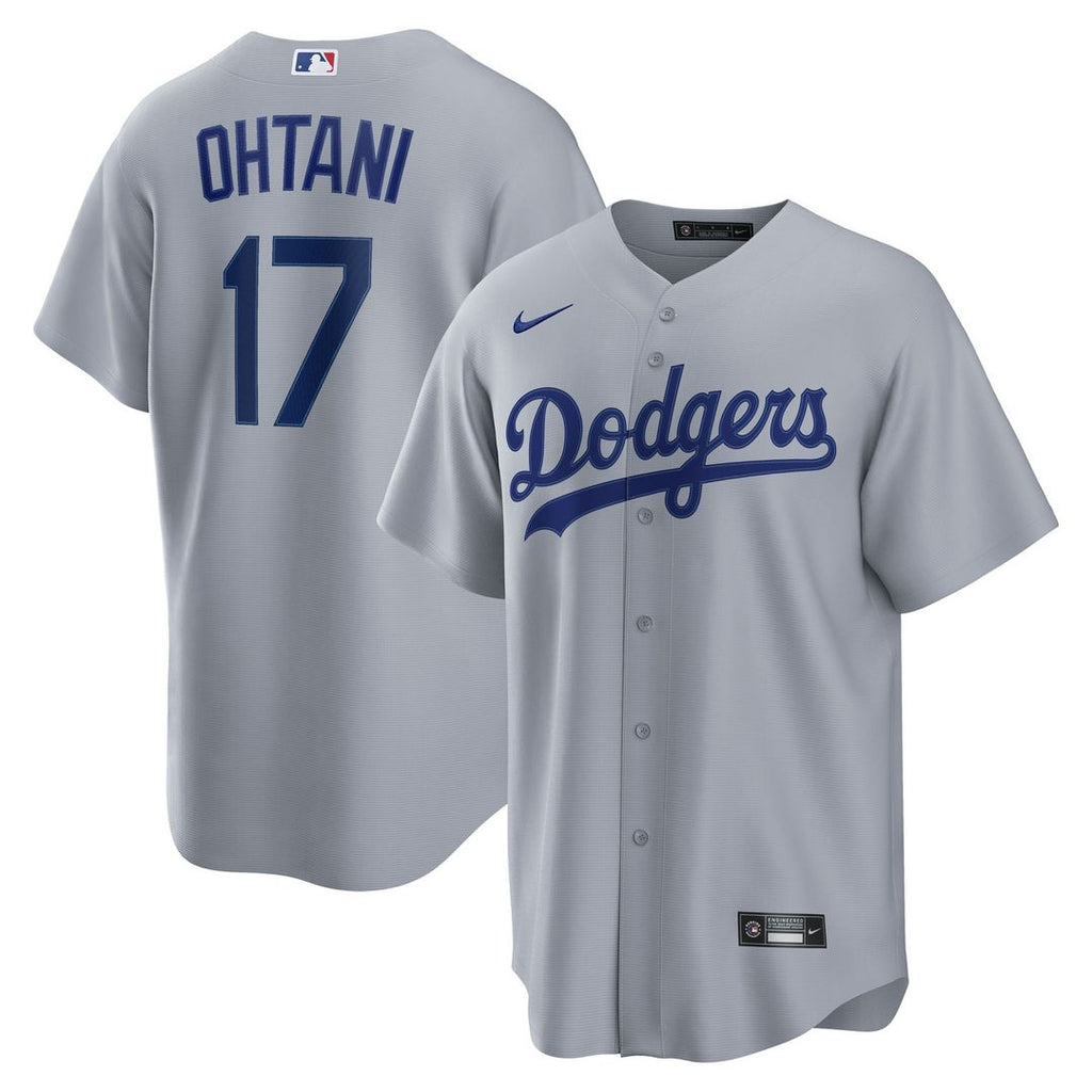Los Angeles Dodgers Nike Gray Replica MLB baseball jersey