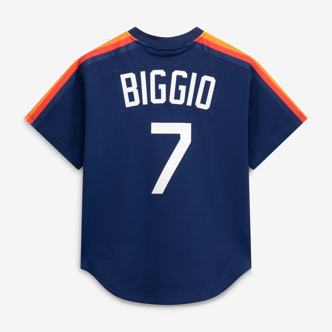 Houston Astros Mitchell & Ness Navy Authentic Baseball Jersey