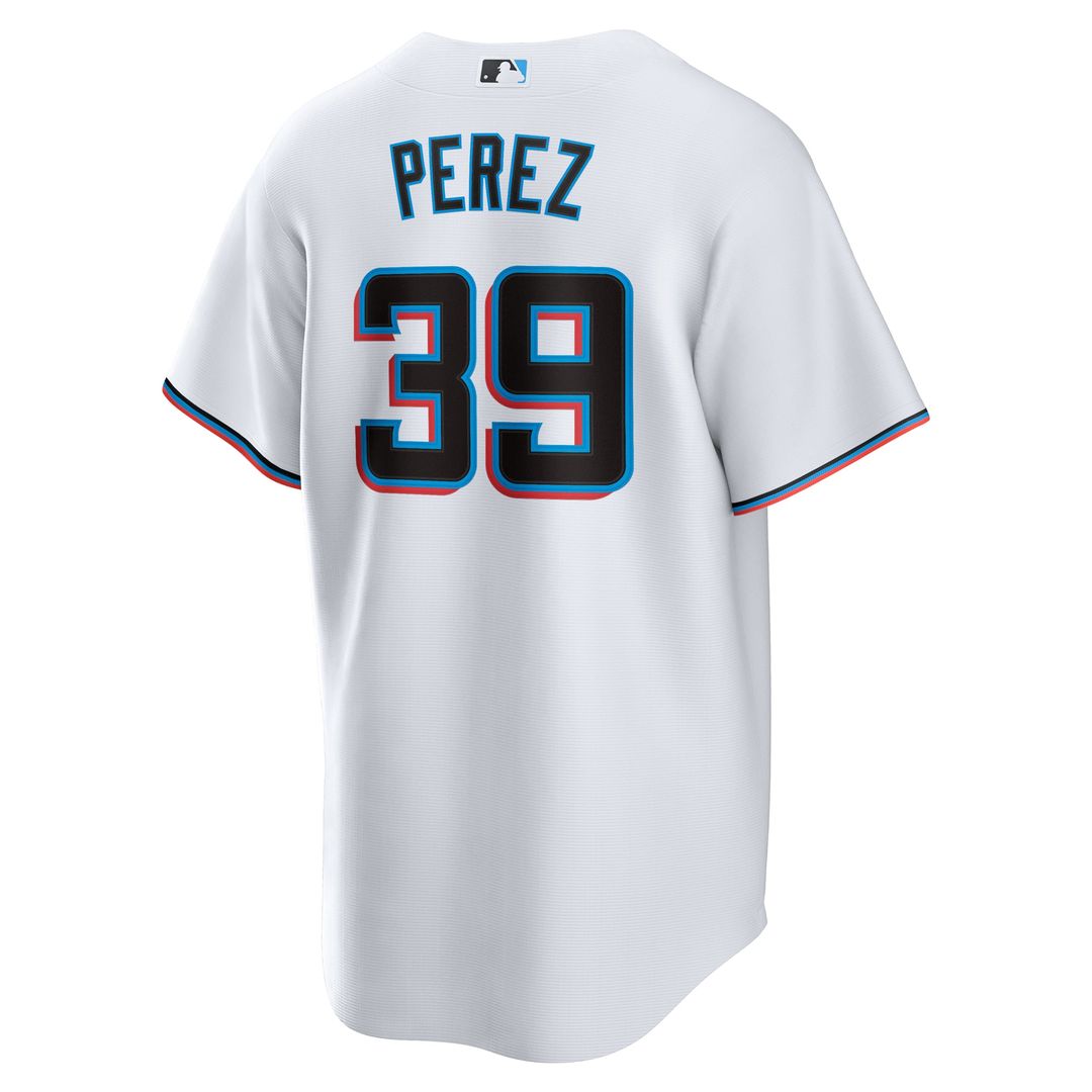 Miami Marlins Nike White Replica Baseball Jersey