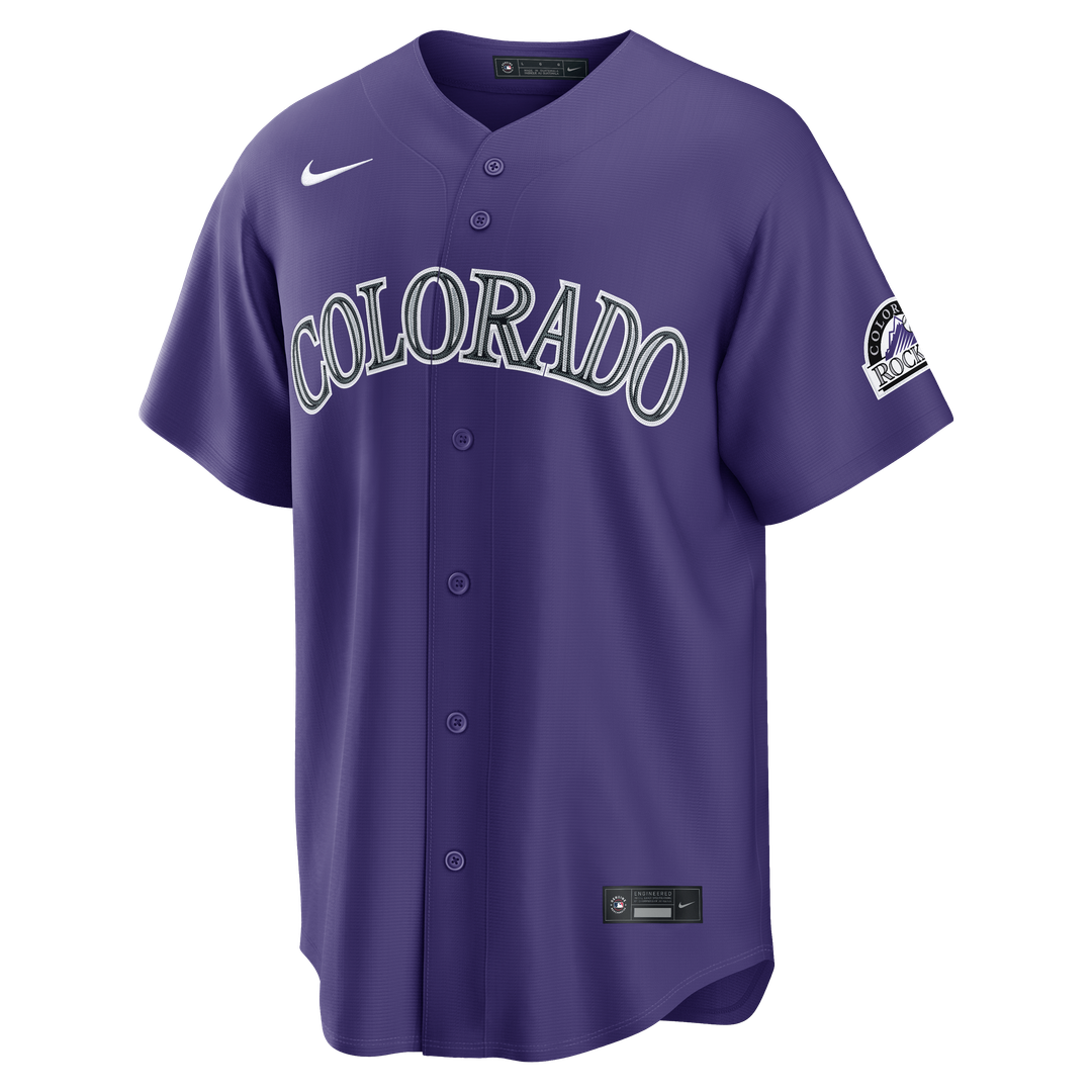 Colorado Rockies Nike Purple Authentic Baseball Jersey