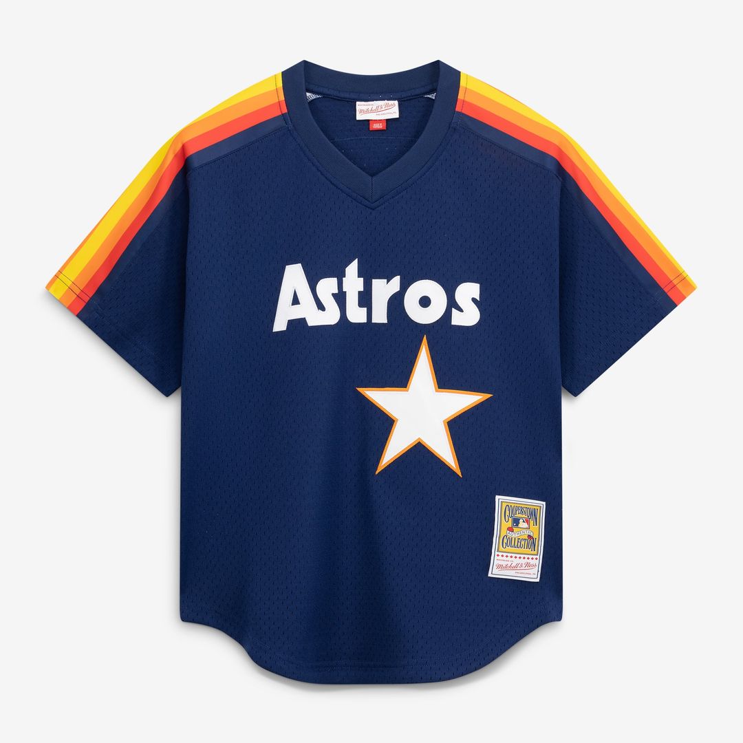 Houston Astros Mitchell & Ness Navy Authentic Baseball Jersey