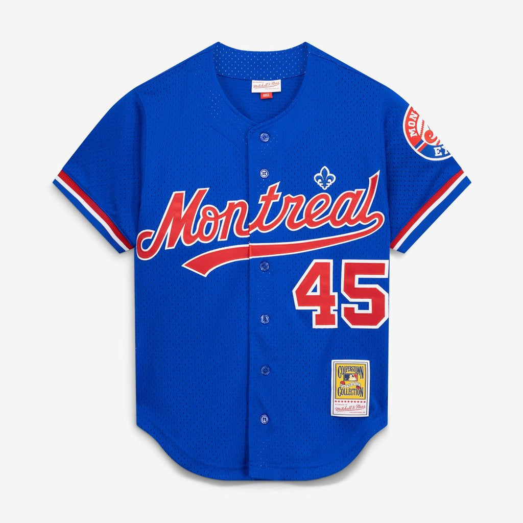 Montreal Expos Mitchell & Ness Blue Baseball Jersey