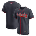 Atlanta Braves Nike Navy Authentic Baseball Jersey