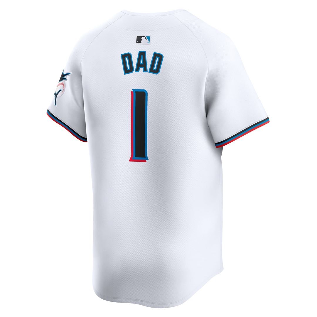 Miami Marlins Nike White Authentic Baseball Jersey